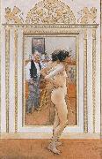 Carl Larsson In front of the Mirror Spain oil painting artist